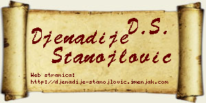 Đenadije Stanojlović vizit kartica